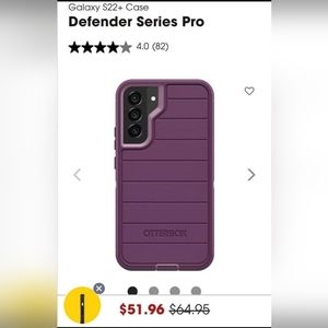 NEW IN PLASTIC Purple S22+ Defender Series Otterbox